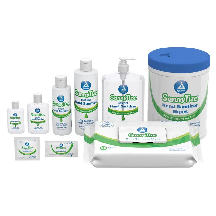 Dynarex SannyTize Instant Hand Sanitizer, Various Options